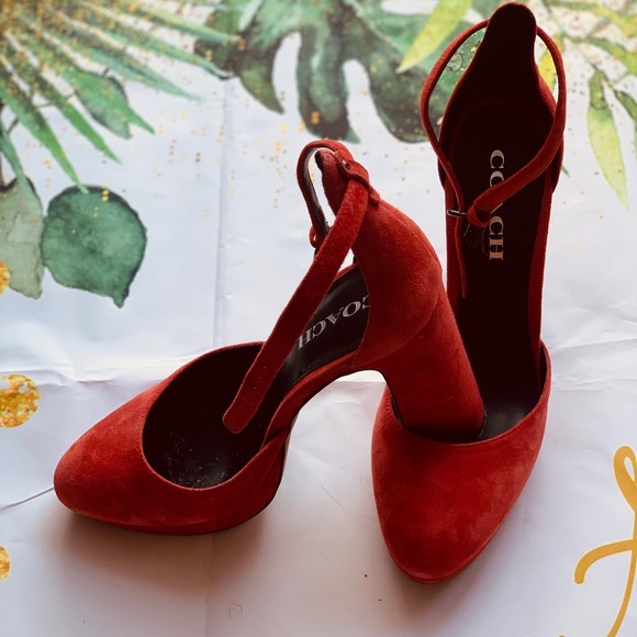 COACH CHRYSTIE ANKLE STRAP PUMP' - Picture 2 of 7